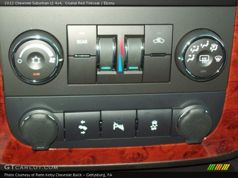 Controls of 2012 Suburban LS 4x4