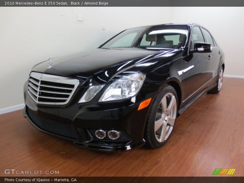 Black / Almond Beige 2010 Mercedes-Benz E 350 Sedan