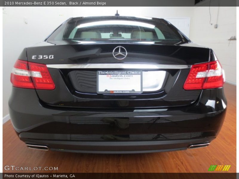 Black / Almond Beige 2010 Mercedes-Benz E 350 Sedan