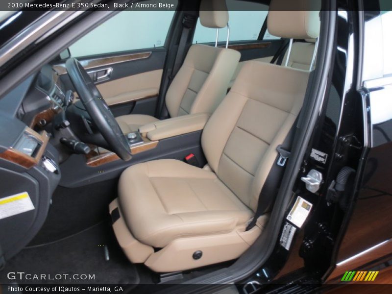 Front Seat of 2010 E 350 Sedan