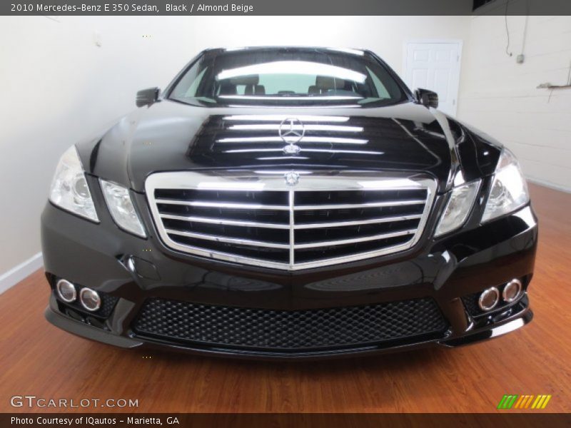 Black / Almond Beige 2010 Mercedes-Benz E 350 Sedan
