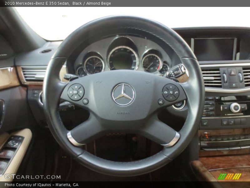 Black / Almond Beige 2010 Mercedes-Benz E 350 Sedan