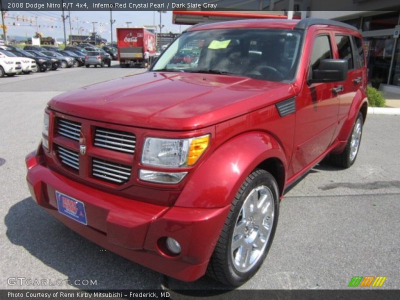 Inferno Red Crystal Pearl / Dark Slate Gray 2008 Dodge Nitro R/T 4x4