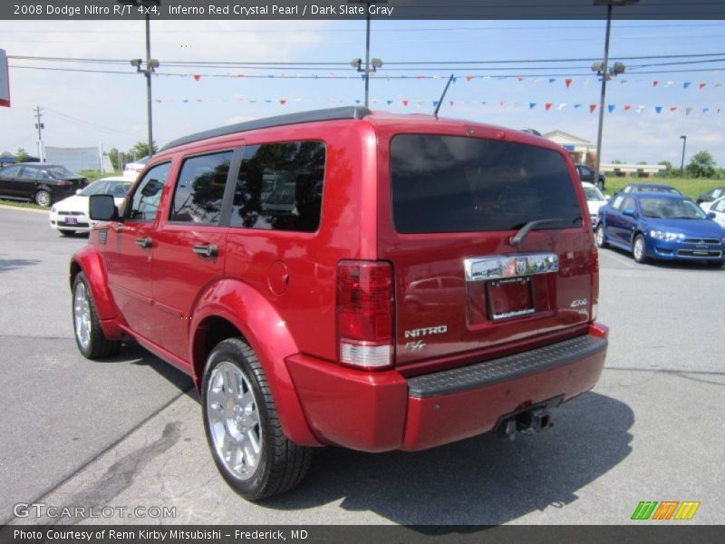 Inferno Red Crystal Pearl / Dark Slate Gray 2008 Dodge Nitro R/T 4x4