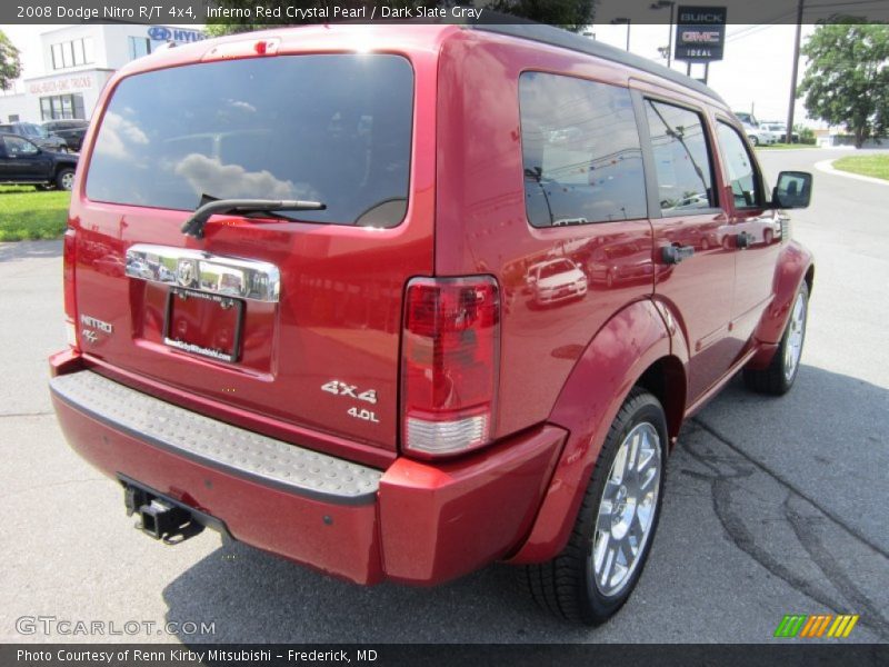 Inferno Red Crystal Pearl / Dark Slate Gray 2008 Dodge Nitro R/T 4x4