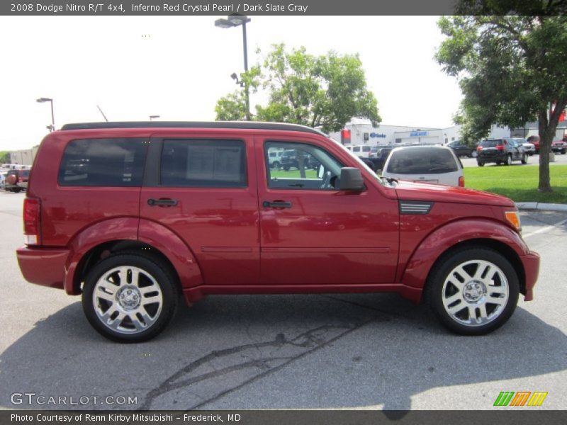 Inferno Red Crystal Pearl / Dark Slate Gray 2008 Dodge Nitro R/T 4x4