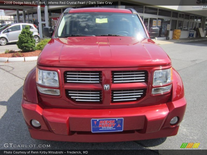 Inferno Red Crystal Pearl / Dark Slate Gray 2008 Dodge Nitro R/T 4x4