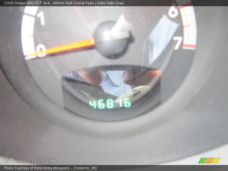 Inferno Red Crystal Pearl / Dark Slate Gray 2008 Dodge Nitro R/T 4x4