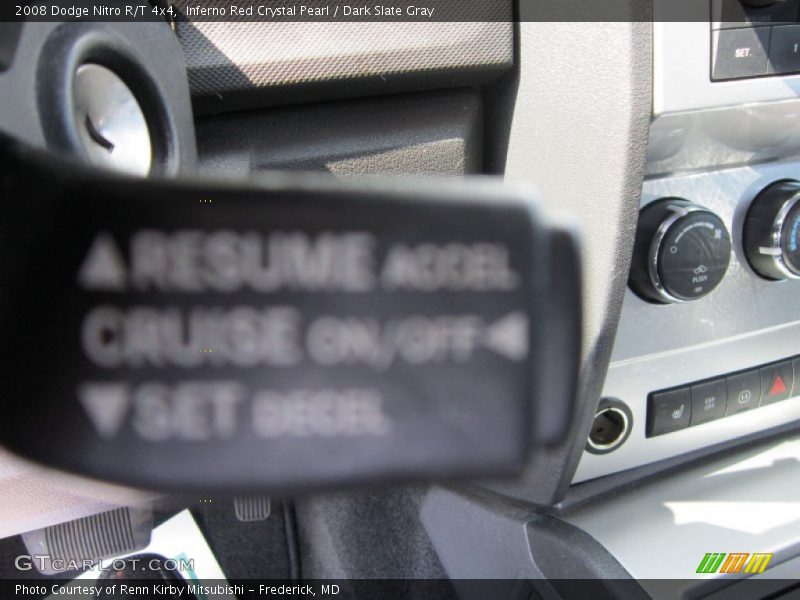 Inferno Red Crystal Pearl / Dark Slate Gray 2008 Dodge Nitro R/T 4x4