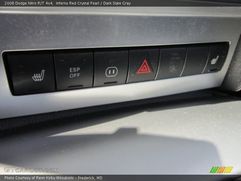 Inferno Red Crystal Pearl / Dark Slate Gray 2008 Dodge Nitro R/T 4x4