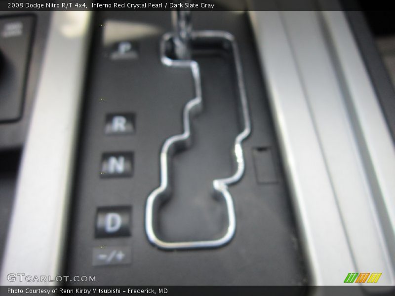 Inferno Red Crystal Pearl / Dark Slate Gray 2008 Dodge Nitro R/T 4x4