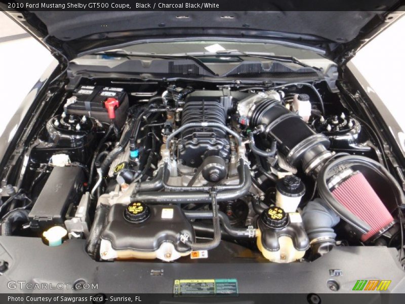  2010 Mustang Shelby GT500 Coupe Engine - 5.4 Liter Supercharged DOHC 32-Valve VVT V8