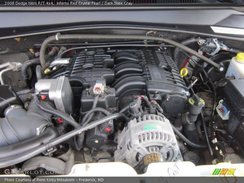 Inferno Red Crystal Pearl / Dark Slate Gray 2008 Dodge Nitro R/T 4x4