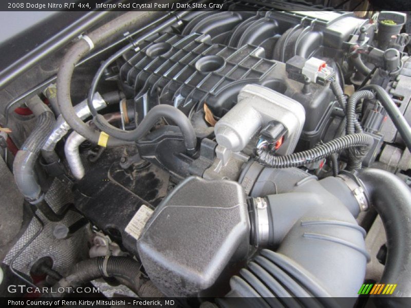 Inferno Red Crystal Pearl / Dark Slate Gray 2008 Dodge Nitro R/T 4x4
