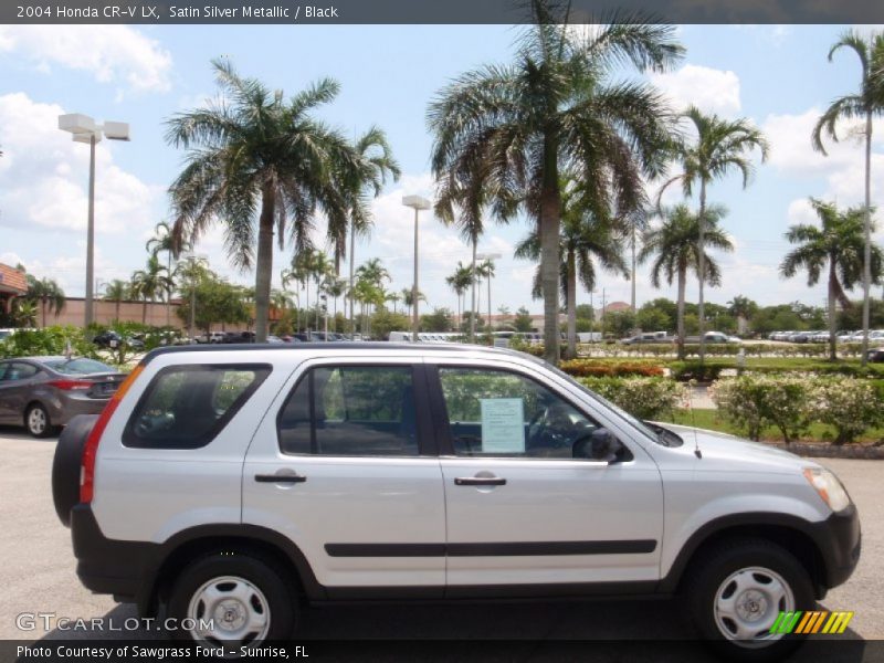 Satin Silver Metallic / Black 2004 Honda CR-V LX