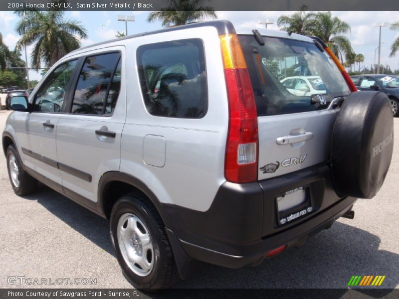 Satin Silver Metallic / Black 2004 Honda CR-V LX