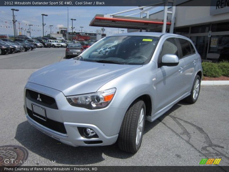Cool Silver / Black 2012 Mitsubishi Outlander Sport SE 4WD