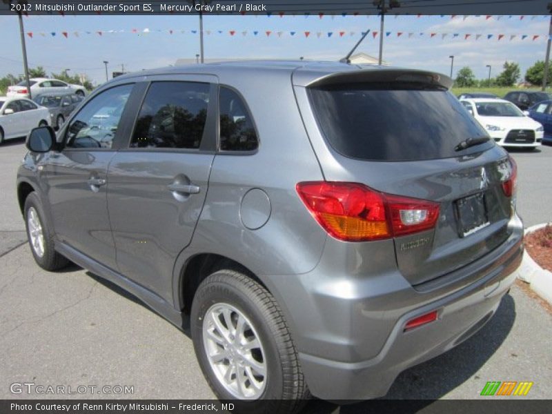 Mercury Gray Pearl / Black 2012 Mitsubishi Outlander Sport ES