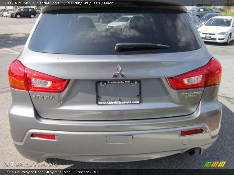 Mercury Gray Pearl / Black 2012 Mitsubishi Outlander Sport ES