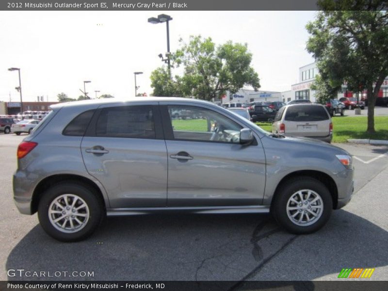 Mercury Gray Pearl / Black 2012 Mitsubishi Outlander Sport ES