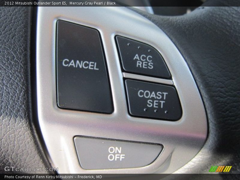 Mercury Gray Pearl / Black 2012 Mitsubishi Outlander Sport ES