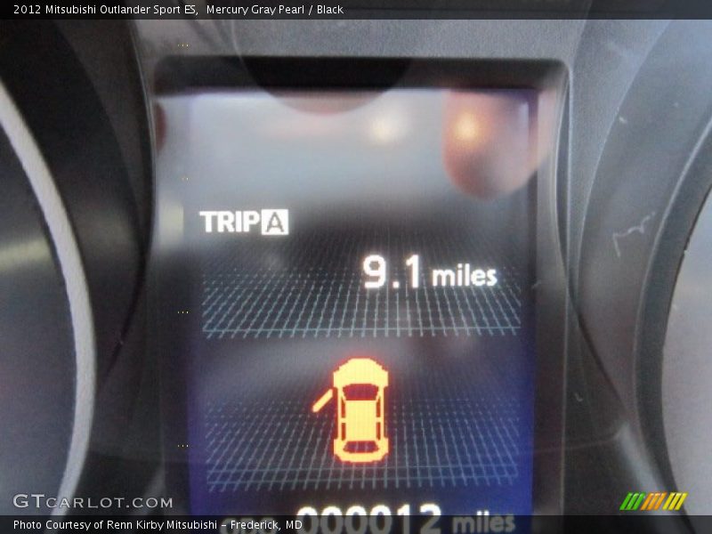 Mercury Gray Pearl / Black 2012 Mitsubishi Outlander Sport ES