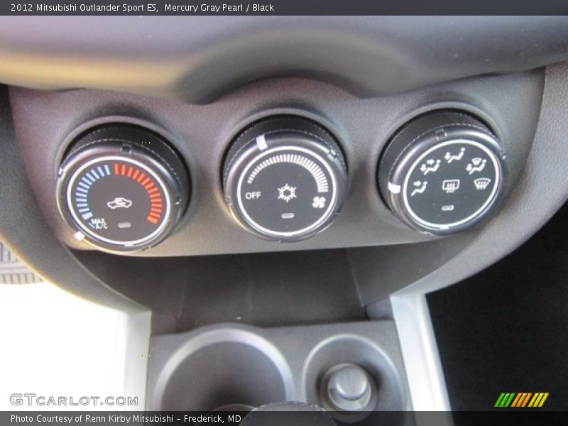 Mercury Gray Pearl / Black 2012 Mitsubishi Outlander Sport ES