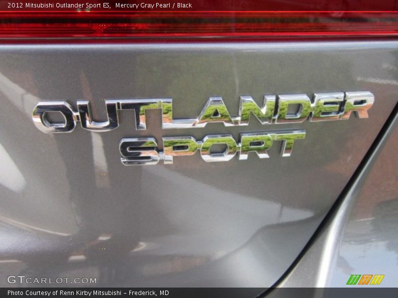Mercury Gray Pearl / Black 2012 Mitsubishi Outlander Sport ES