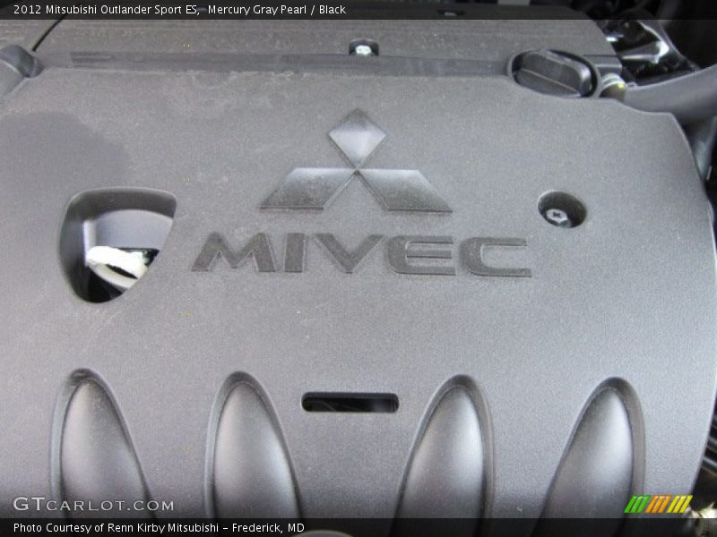 Mercury Gray Pearl / Black 2012 Mitsubishi Outlander Sport ES