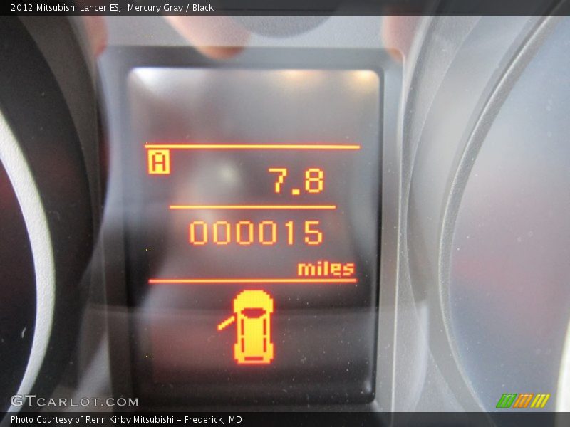 Mercury Gray / Black 2012 Mitsubishi Lancer ES