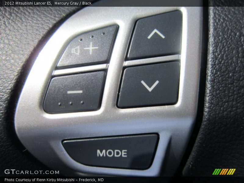 Mercury Gray / Black 2012 Mitsubishi Lancer ES