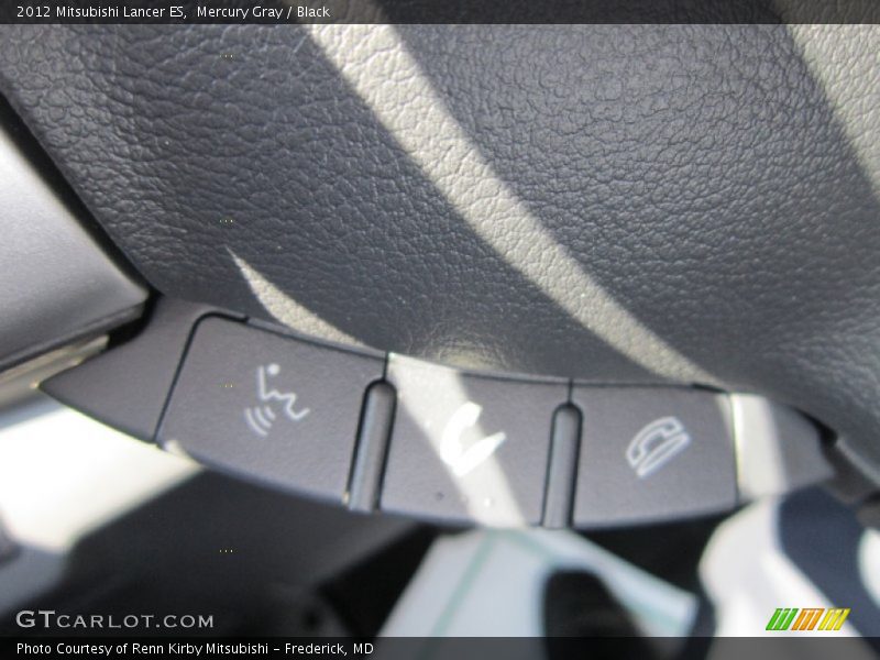 Mercury Gray / Black 2012 Mitsubishi Lancer ES