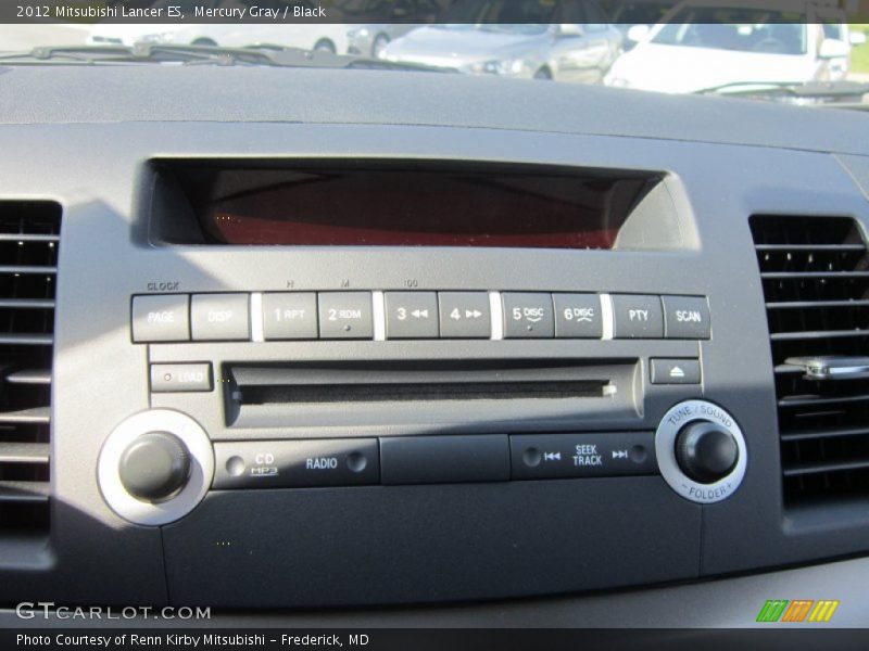 Mercury Gray / Black 2012 Mitsubishi Lancer ES