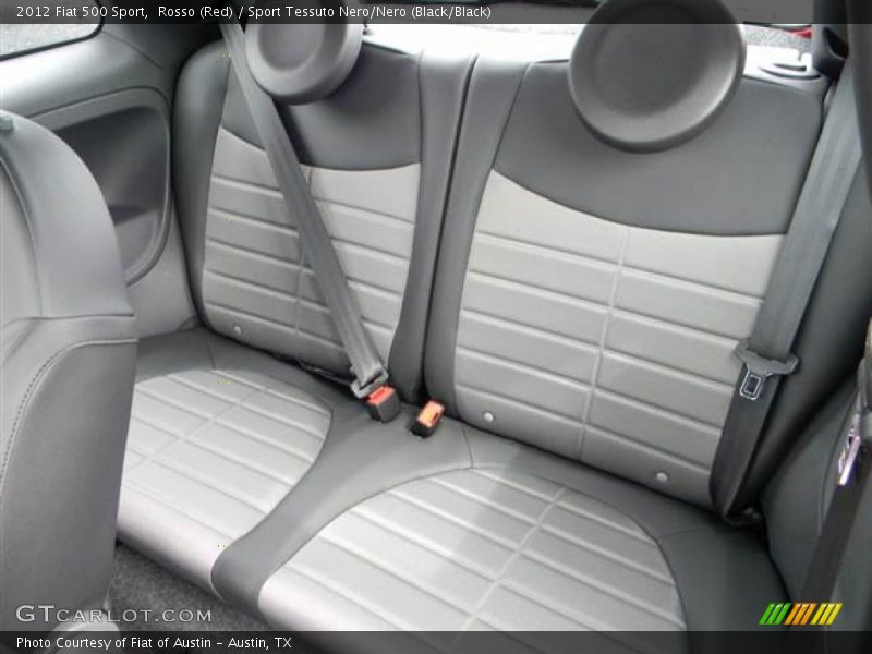 Rosso (Red) / Sport Tessuto Nero/Nero (Black/Black) 2012 Fiat 500 Sport