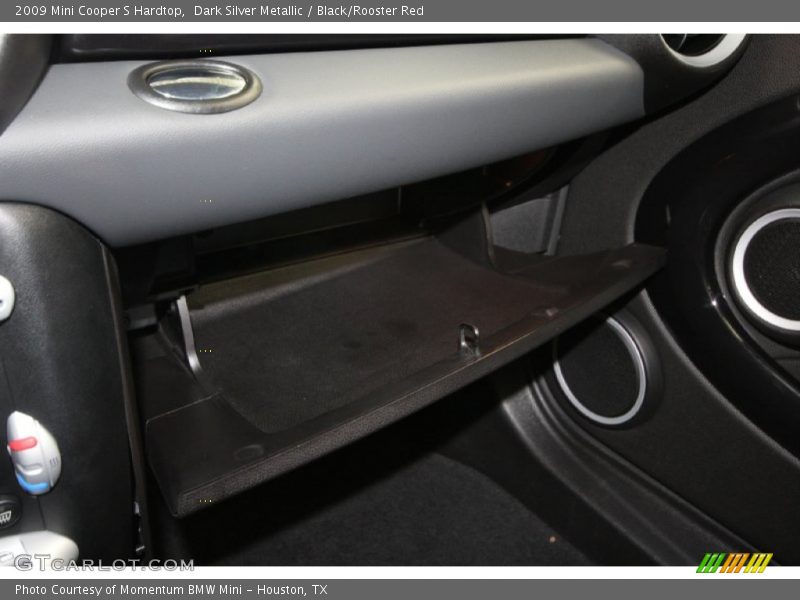 Dark Silver Metallic / Black/Rooster Red 2009 Mini Cooper S Hardtop