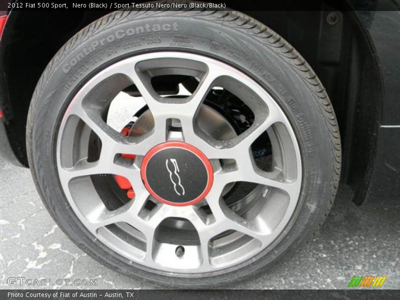 Nero (Black) / Sport Tessuto Nero/Nero (Black/Black) 2012 Fiat 500 Sport