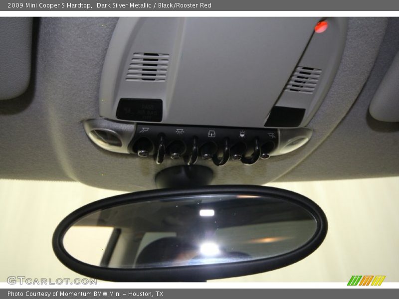 Dark Silver Metallic / Black/Rooster Red 2009 Mini Cooper S Hardtop