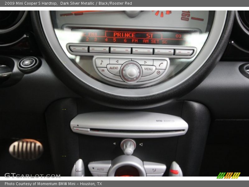 Dark Silver Metallic / Black/Rooster Red 2009 Mini Cooper S Hardtop