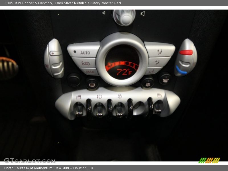 Dark Silver Metallic / Black/Rooster Red 2009 Mini Cooper S Hardtop