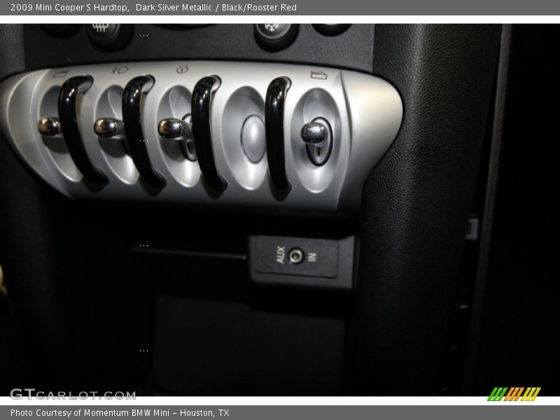 Dark Silver Metallic / Black/Rooster Red 2009 Mini Cooper S Hardtop