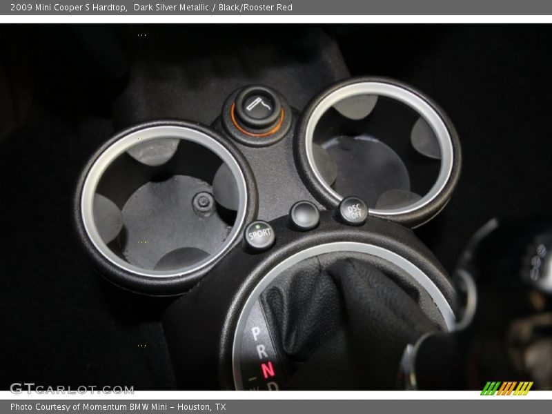 Dark Silver Metallic / Black/Rooster Red 2009 Mini Cooper S Hardtop