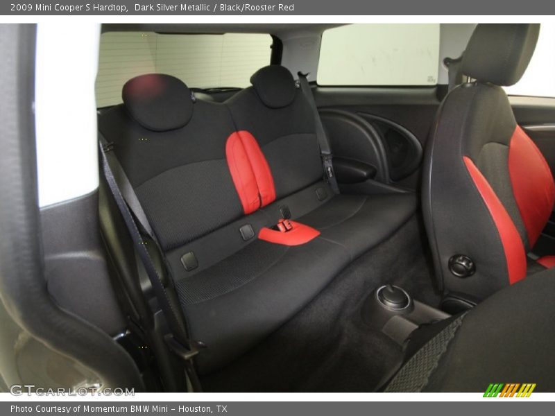 Dark Silver Metallic / Black/Rooster Red 2009 Mini Cooper S Hardtop