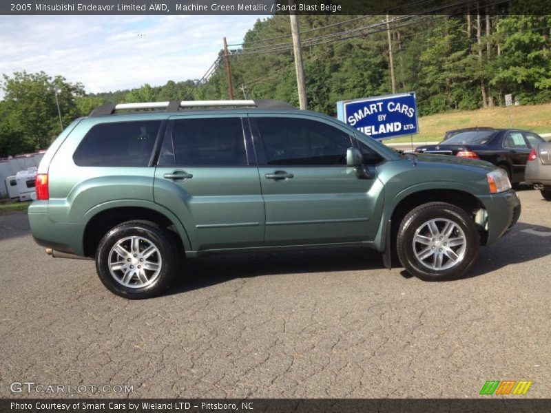 Machine Green Metallic / Sand Blast Beige 2005 Mitsubishi Endeavor Limited AWD