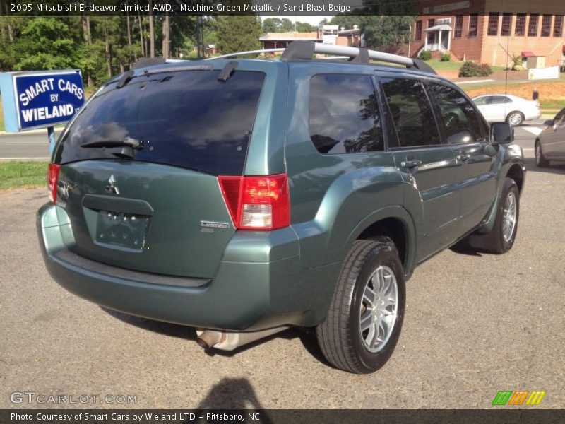 Machine Green Metallic / Sand Blast Beige 2005 Mitsubishi Endeavor Limited AWD