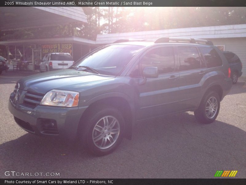 Machine Green Metallic / Sand Blast Beige 2005 Mitsubishi Endeavor Limited AWD