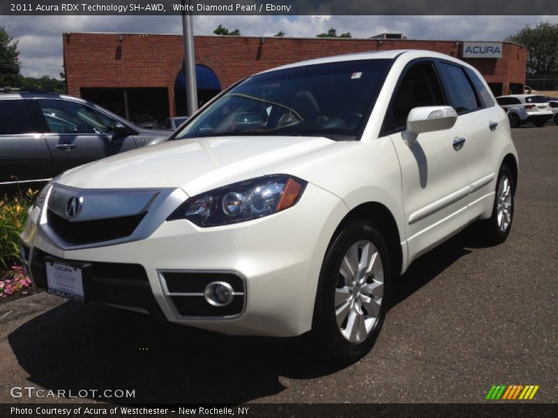 White Diamond Pearl / Ebony 2011 Acura RDX Technology SH-AWD