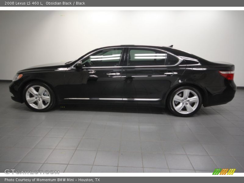 Obsidian Black / Black 2008 Lexus LS 460 L