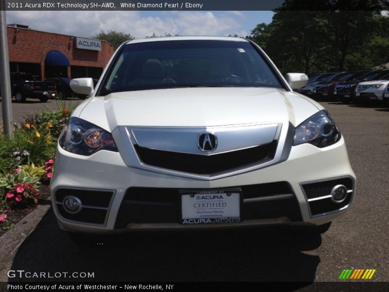 White Diamond Pearl / Ebony 2011 Acura RDX Technology SH-AWD