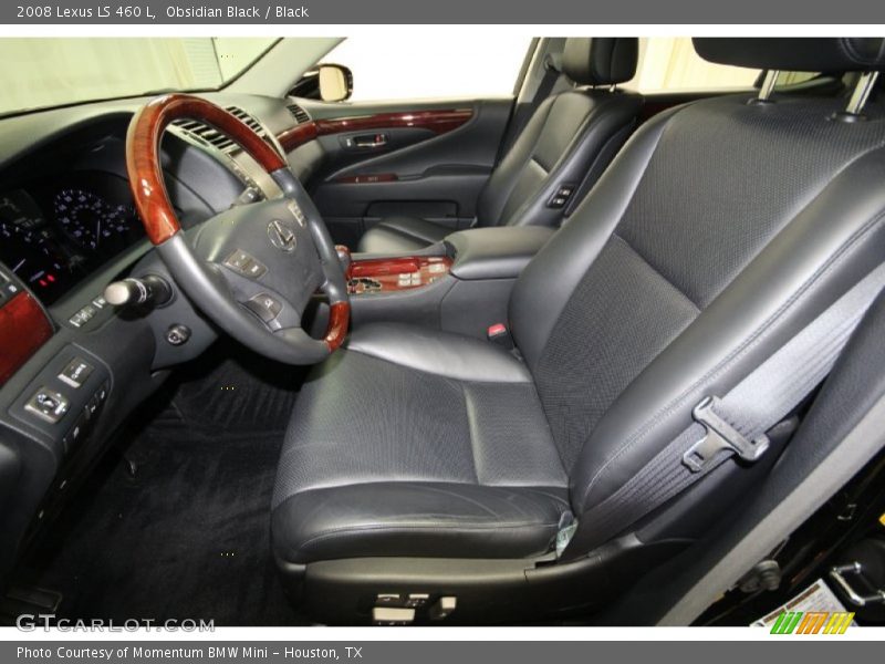 Obsidian Black / Black 2008 Lexus LS 460 L
