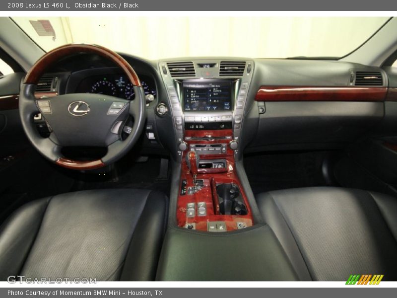 Obsidian Black / Black 2008 Lexus LS 460 L